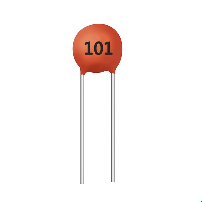خازن عدسی 100 پیکوفاراد