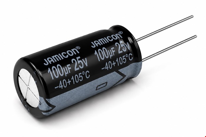 خازن الکترولیتی 100µF 25V